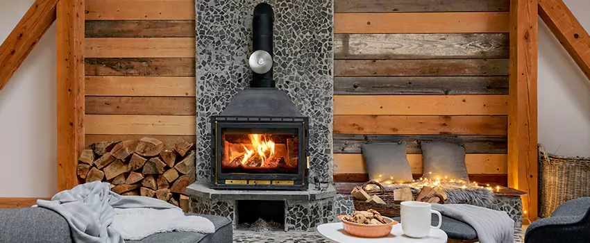 Thelin Hearth Products Direct Vent Gas Stove Fireplace Inspection in Inglewood, California